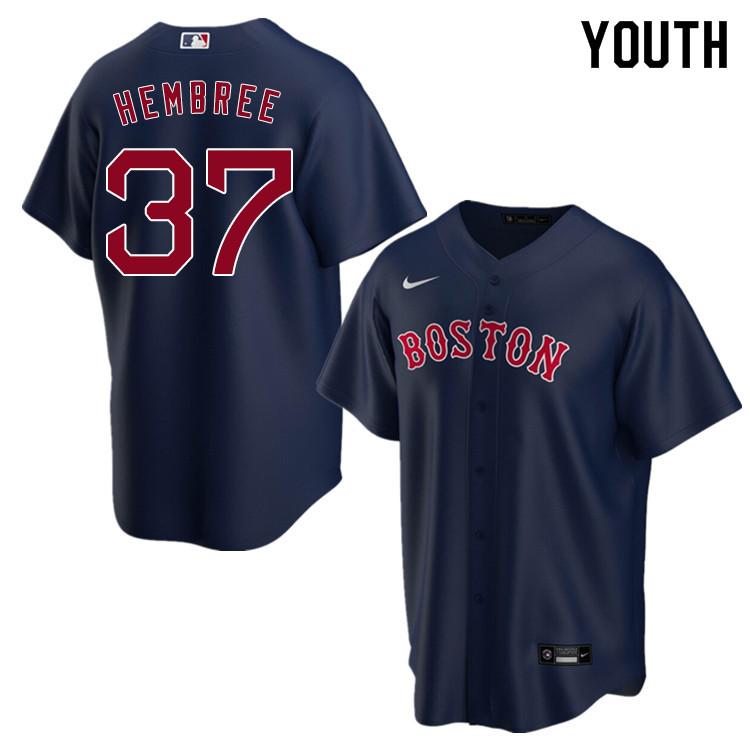 Nike Youth #37 Heath Hembree Boston Red Sox Baseball Jerseys Sale-Navy